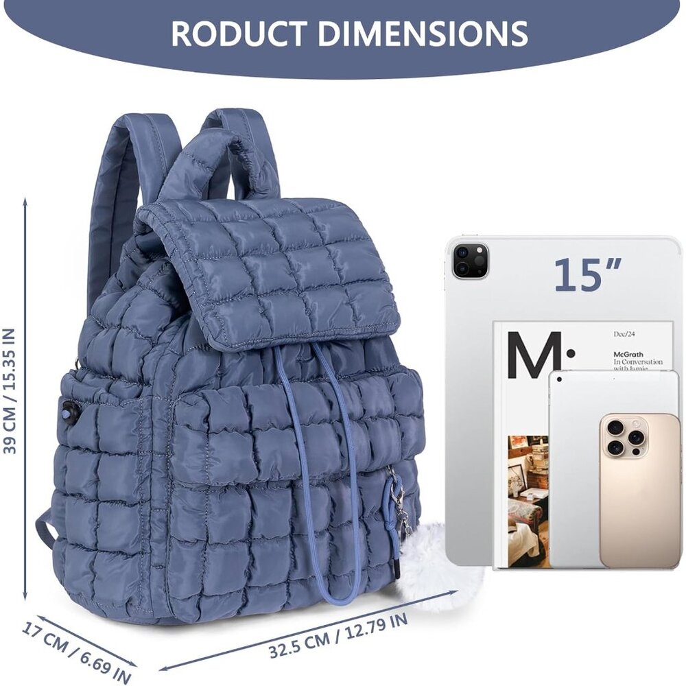 Large Soft Shell Designer Backpack - Lightweight,… - image 2